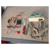 Vintage GE Handheld Mixer & Kitchen Utensils