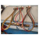 3 Yellow Jacket AC Test and Charging Manifold Sets