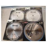 4 New 10" 40 Tooth Miter Saw Blades