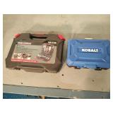 Task Force Tool Set & Kobalt 1/4" Socket Set