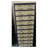 Metal Garage Storage Cabinet & Contents #1