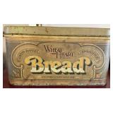 Vintage Wheat Heart Bread Box
