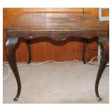 Vintage Queen Anne Style Square Table