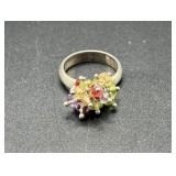 Unique Sterling Ring Sz6