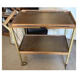 Vintage Wood Tea Cart
