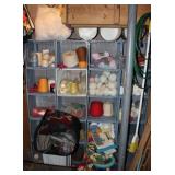 Large Sewing/ Crocheting  Materials w/ Crates