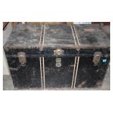 Large Vintage Traveling Trunk