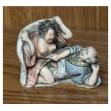 Adult Novelty Asian Couple Resin Figure