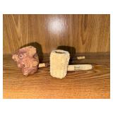 2pc Hand Made Pipes