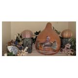Hand Painted Guard, Caandles, Sea Urchins++