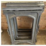 4pc Folding Sawhorses
