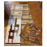 4pc Mexican Woven Rugs