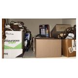 Collection of Light Bulbs & Extension Cords