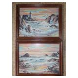 Paint By Number Painting Framed