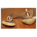 Vintage Wooden Spin Top Toys