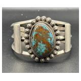 Turquoise Single Stone Bracelet