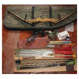 Brown Bear Bow w/ Carrying Bag & Arrows