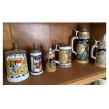 6pc German Beer Steins