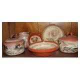 Weldens Signed Hand Made Pottery Collection