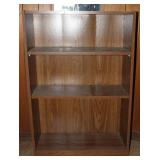 Pressboard Brown Wood Grain Book Shelf