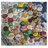 Collection of Vintage Button Pins