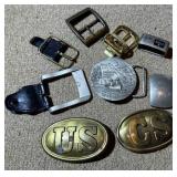 Small Collection of Belt Buckles
