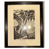 Signed & Numbered Wood Block Print