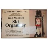 Wall Mounted Ski Organizer
