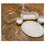 11pc Fire-King Dishes