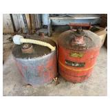 2pc Vintage Gasoline Cans