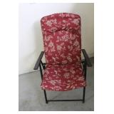 Folding Lawn Chair with Cushion
