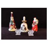 Vintage 3D Stackable Star Crystal Candle Holders++