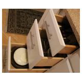 3 Drawer Lot ie Utensils, Plastic Ware, & Misc +++
