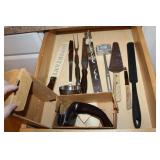 Kitchen Drawer Lot ie Knife Sharpener, Cutco+++