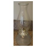 Vintage Glass Kerosene Oil Lamp