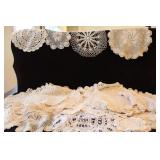 Large Lot of Vintage Doillies