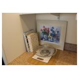 Floral Canvas wall Hanging, Cook Books,