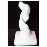 Vintage Westmoreland Twist Milk Glass Candlestick