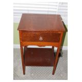 Vintage Handmade Petite Side Table
