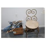 Vintage Hollywood Regency 1950s Vanity Chair