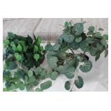 2 Plastic Greenery House Planters Decor