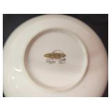 Kyoto Fine China Shirley Soup Bowls and Plate