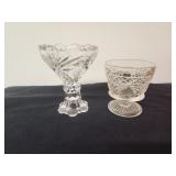 Crystal Candy Dish, Glass Dessert Dish