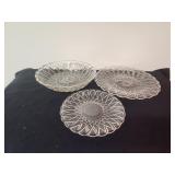 Vtg. Indiana Pretzel Saucer, Plate, and Soup Bowl