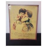 Vintage Clarks O.N.T Spool Cotton Tin Sign