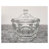 Vintage Indiana Glass Candy Dish 5.25"x5.5"