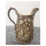 Country Style Pitcher w/ Flower Theme 7.75"