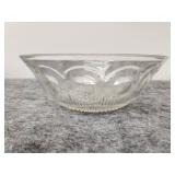 Clear Thumbprint Hobnail Bowl 8.5" dia.