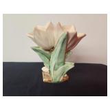 Vth. McCoy Pottery Double Tulip Vase 6.5"x8"