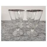 Glastonbury Lotus Water Goblets 5.75"